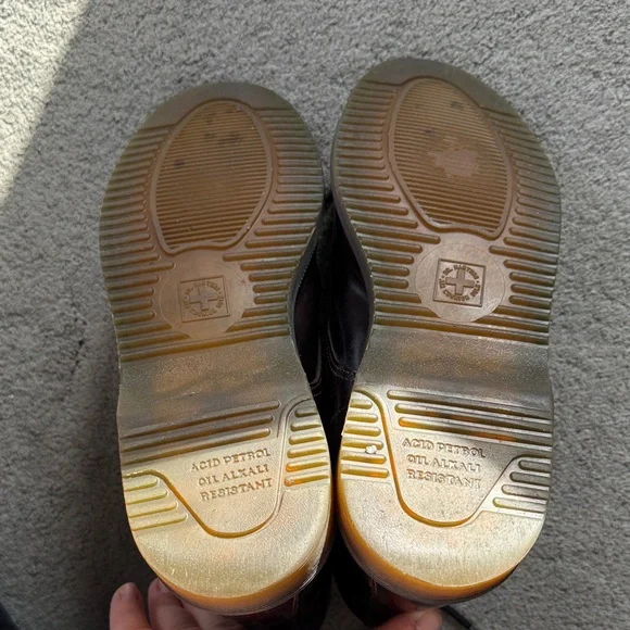 Dr. Martens Burgundy Ankle Boots - Picture 3 of 7